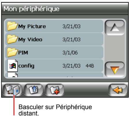 MIO C510E - Transférer des fichiers - 3