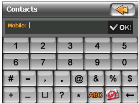 MIO C510E - Ajouter un contact - 4