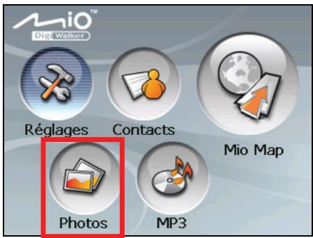 MIO C510E - Démarrer et quitter photos - 1