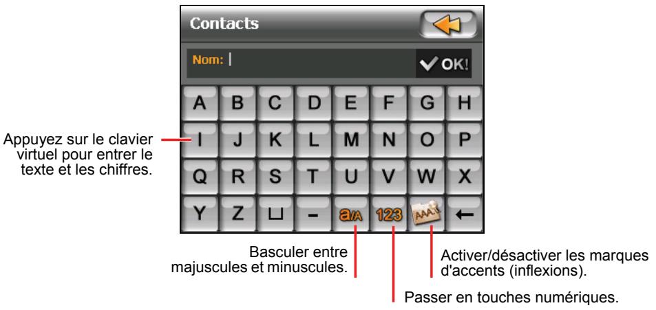 MIO C510E - Ajouter un contact - 3