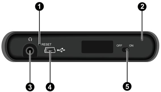 MIO C510E - Composants de la partie inférieure - 1