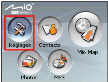 MIO C510E - Démarrer et quitter réglages - 1