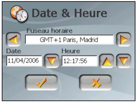MIO C510E - Date &amp; heure - 2