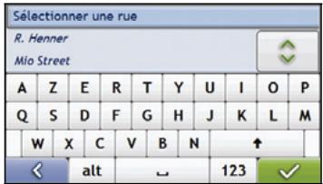 MIO MOOV 330 - Cherchez le nom et le numéro de rue - 1
