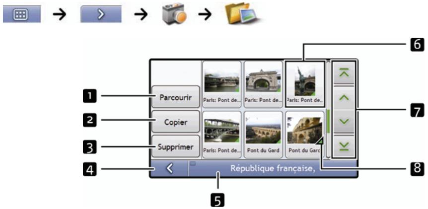 MIO MOOV 330 - Gestion de l'album - 1