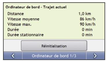 MIO MOOV 330 - Comment visualiser les statistiques du trajet en cours ? - 8