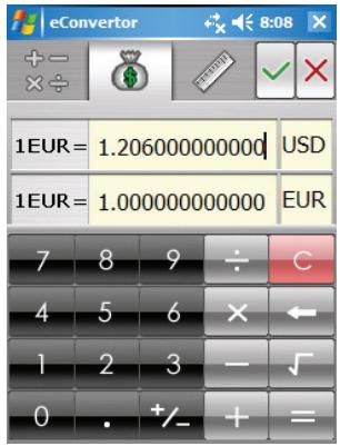 MIO P350 - Utilisation du mode devise - 2