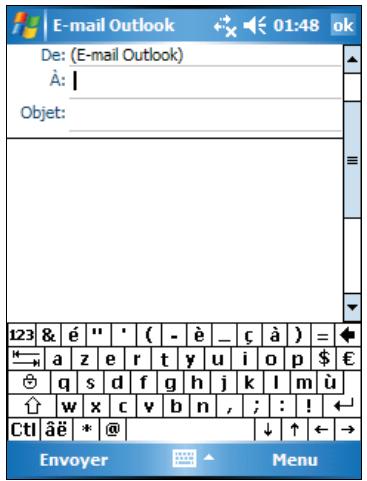 MIO P350 - Composition et envoi de messages - 1