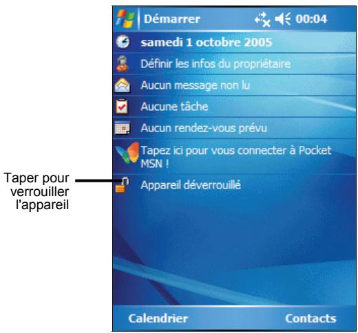 MIO P350 - Verrouiller donne pocket PC - 1