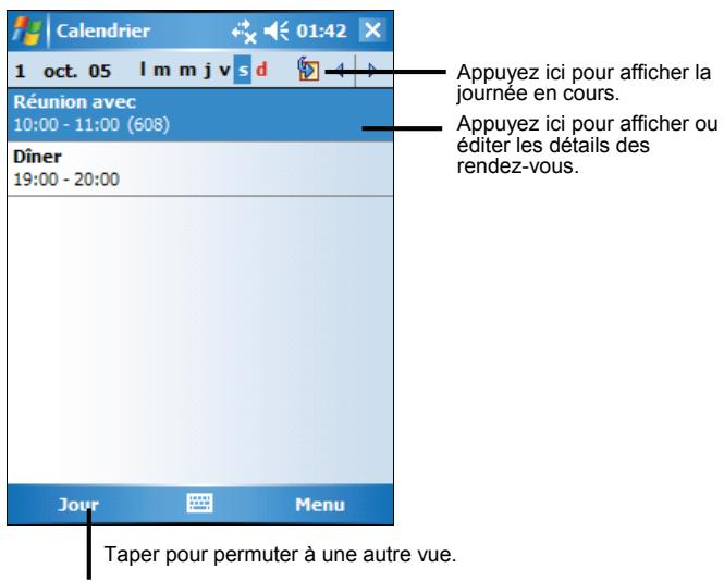 MIO P350 - Calendrier : planification de rendez-vous et de réunions - 1