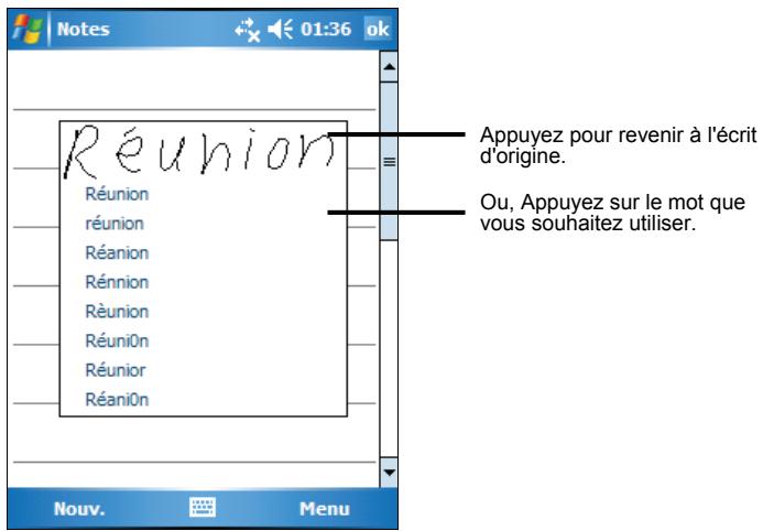 MIO P350 - Conversion d'un texte écrit en texte - 3