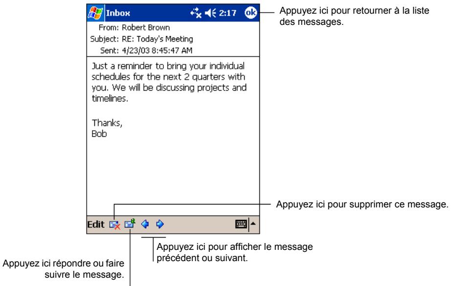 MIO 168 - Utilisation de la liste des messages - 2