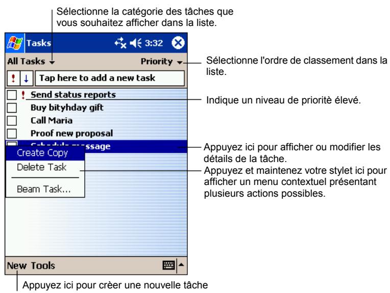 MIO 168 - Tâches : conserver une liste de choses à faire - 1