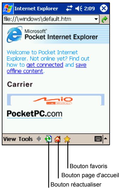 MIO 168 - Utilisation de Microsoft Pocket Internet Explorer - 1