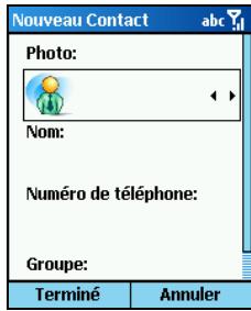 MIO 8870 - Ajouter un contact en utilisant photo appelant - 2