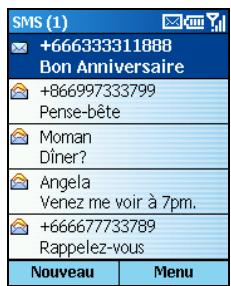 MIO 8870 - Ouvrir un message SMS - 1