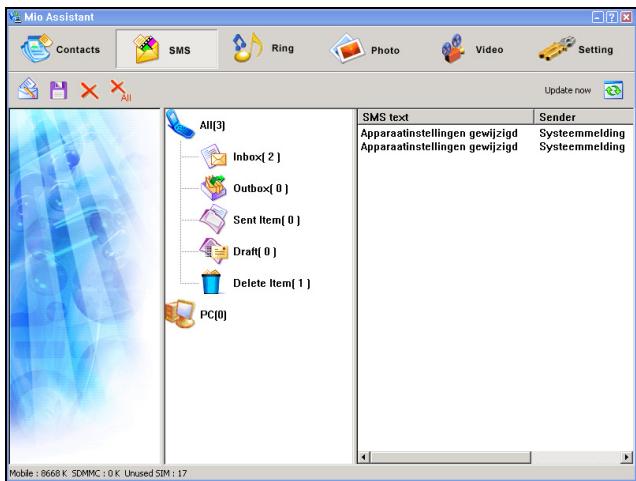 MIO 8870 - Utiliser la fonction SMS - 1