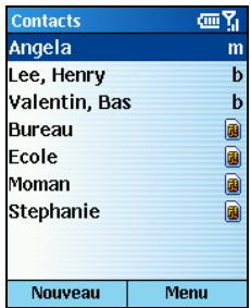 MIO 8870 - Liste des contacts - 1