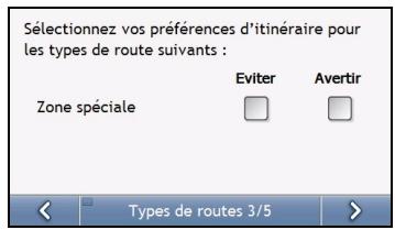 MIO MOOV M400 - Types de routes 3 / 5 - 8