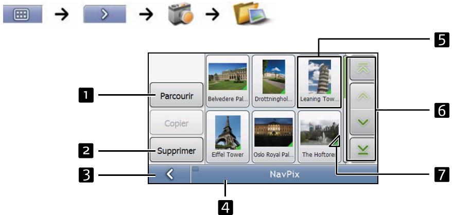 MIO MOOV M400 - Gestion de l'album - 1
