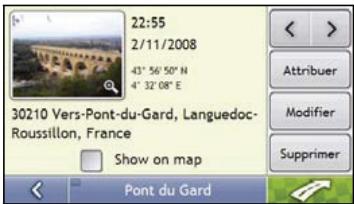 MIO MOOV M400 - Comment enregistrer une photo navpix™ vers un favori ? - 8