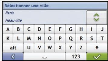 MIO MOOV M400 - Utilisation de l'écran clavier - 2