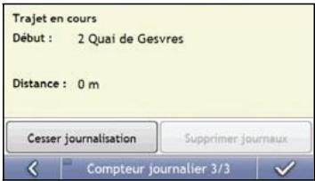 MIO MOOV M400 - Comment consulter les journaux des déplacements ? - 10