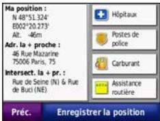 MIO MOTO ZUMO 210 - Utilisation des pages principales - 4