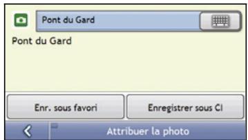 MIO N177 - Comment enregistrer une photo navpix vers un favori ? - 9