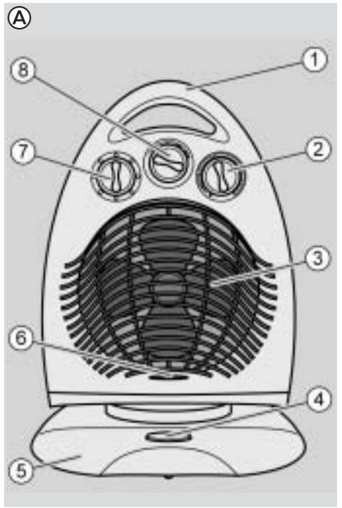 LERVIA KH 1149 FAN HEATER - 1