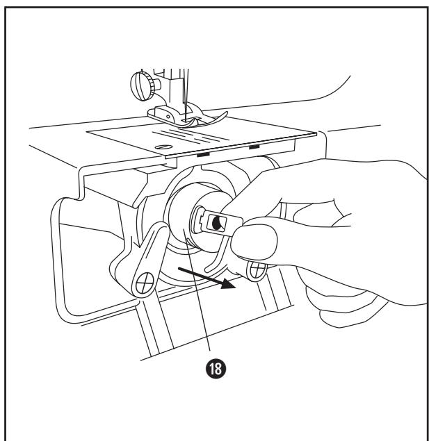 LERVIA KH 4000 - a) Unterfaden-Spule füllen - 3