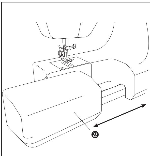 LERVIA KH 4000 - B) Enfilier le fil inférieur - 5