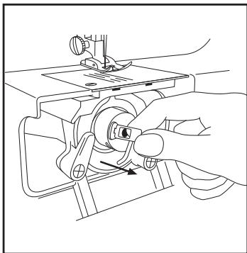 LERVIA KH 4001 FREE-ARM SEWING MACHINE - Demontage des Greifers - 2