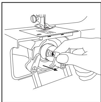 LERVIA KH 4001 FREE-ARM SEWING MACHINE - Démontage de la navette - 2