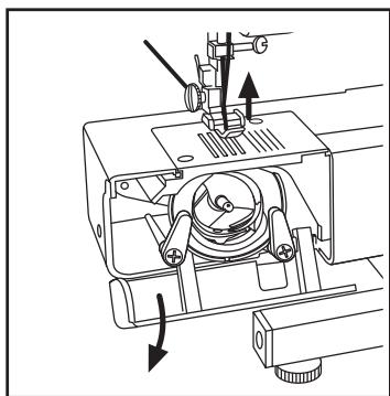 LERVIA KH 4001 FREE-ARM SEWING MACHINE - Démontage de la navette - 1