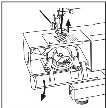 LERVIA KH 4001 FREE-ARM SEWING MACHINE - Demontage des Greifers - 1