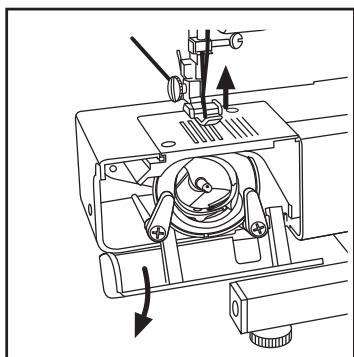 LERVIA KH 4001 FREE-ARM SEWING MACHINE - Demontage van de grijper - 1