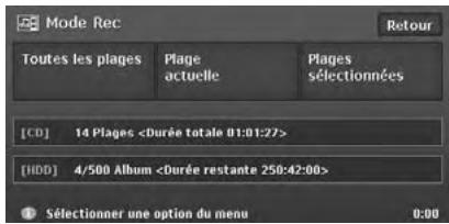CLARION MAX973HD - Enregistrement de plages sur un CD - 1