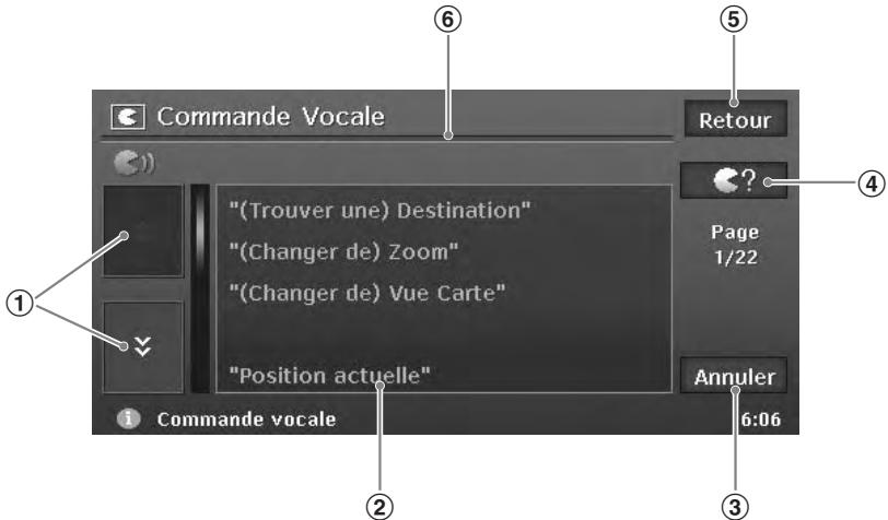 CLARION MAX973HD - Menu commande vocale - 1