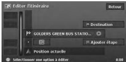 CLARION MAX973HD - Édition de l'itinéraire - 1