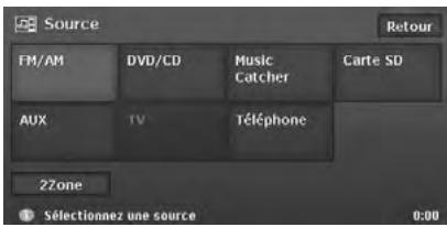 CLARION MAX973HD - Menu source - 1