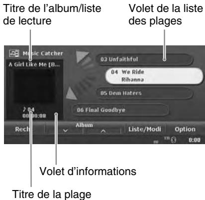 CLARION MAX973HD - Sélection du mode music catcher - 1
