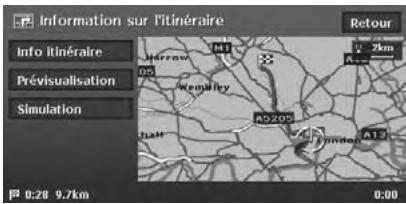 CLARION MAX973HD - Confirmation des informations sur l'itinéraire - 1