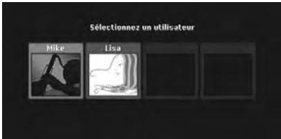 CLARION MAX973HD - Lorsque l'écran du profil utilisateur suivant est affiché - 1