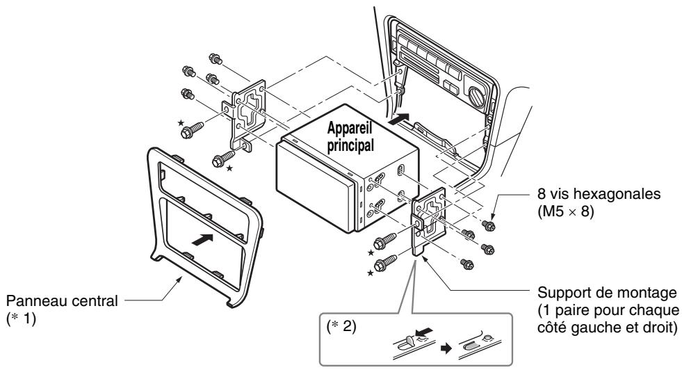 CLARION MAX973HD - Installation de l'appareil principal dans un véhicule TOYOTA - 1