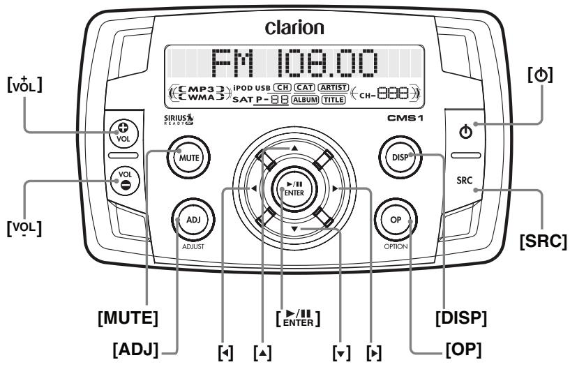 CLARION CMS1 - Commandes - 1