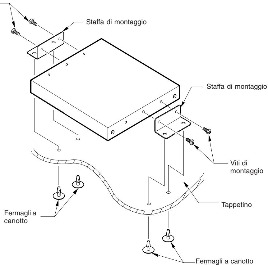 CLARION DVH943 - Esempio di installmente (sotto il sedile) - 1