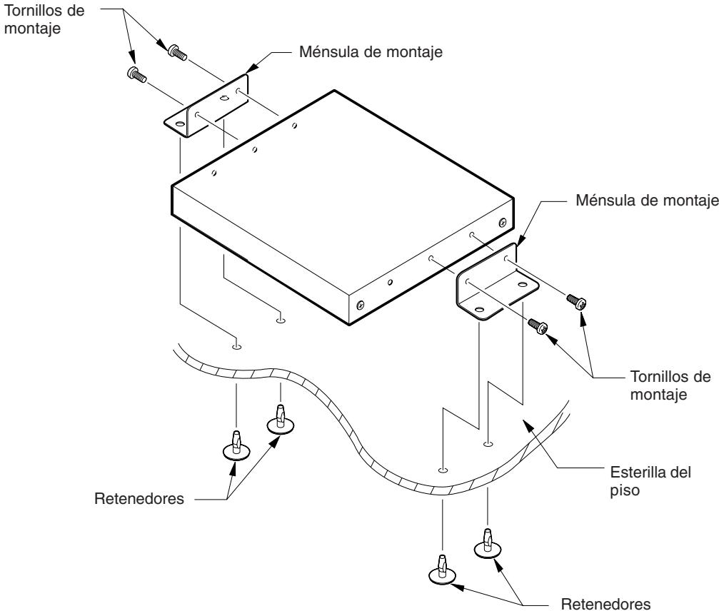 CLARION DVH943 - Ejempio de instalacion (para instalarlo bajo del asiento) - 1