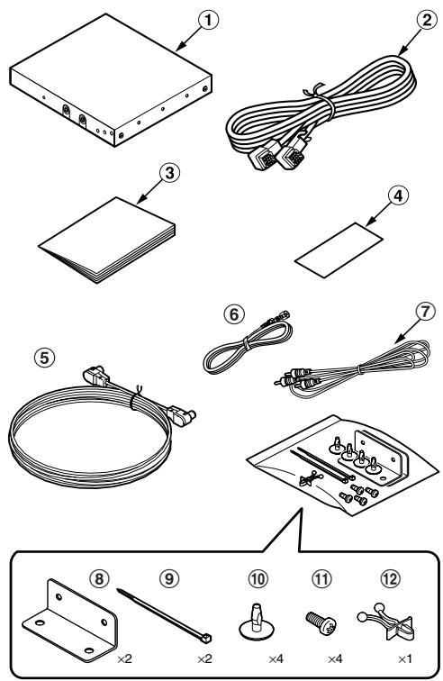 CLARION DVH943 - List of accessories - 1