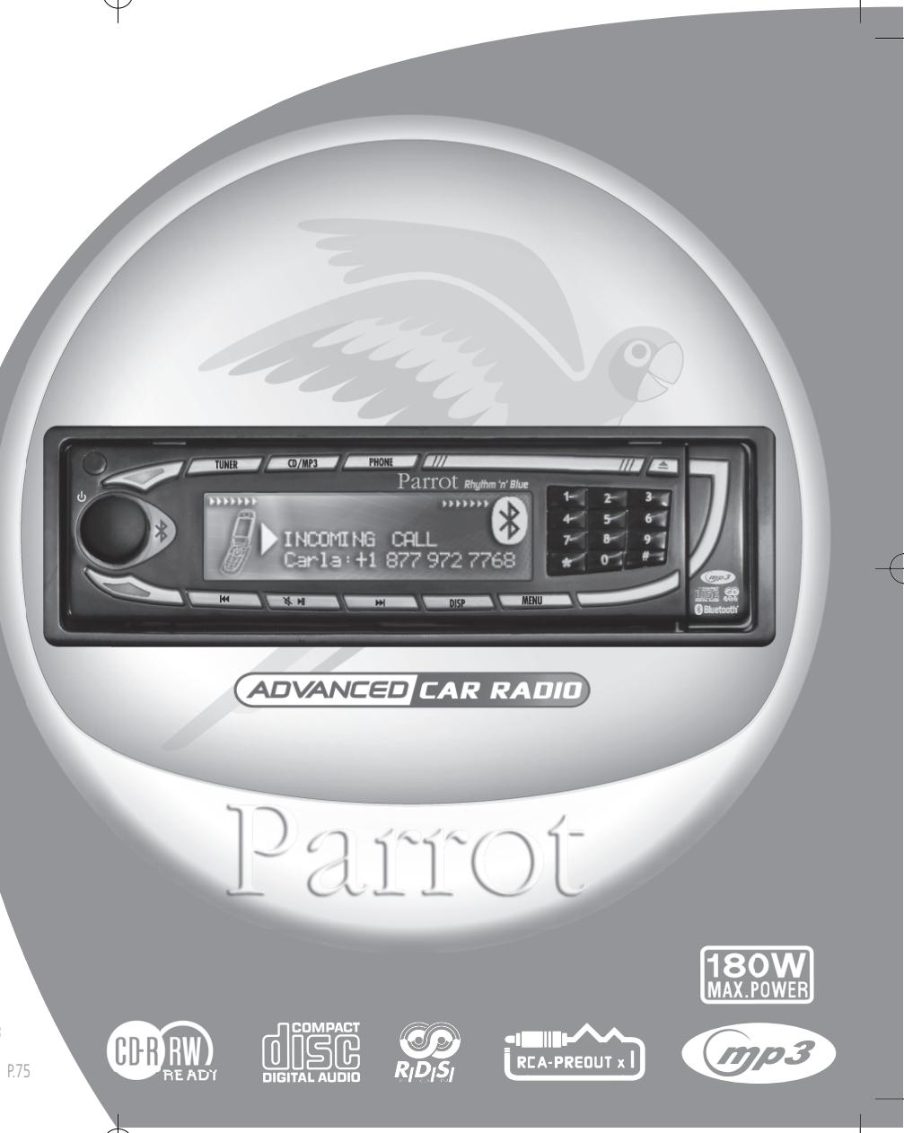 PARROT RHYTHMNBLUE - CD/MP3 Hands-free Receiver - 2